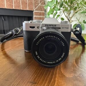 Fujifilm X-T10 Black and Silver Digital Camera